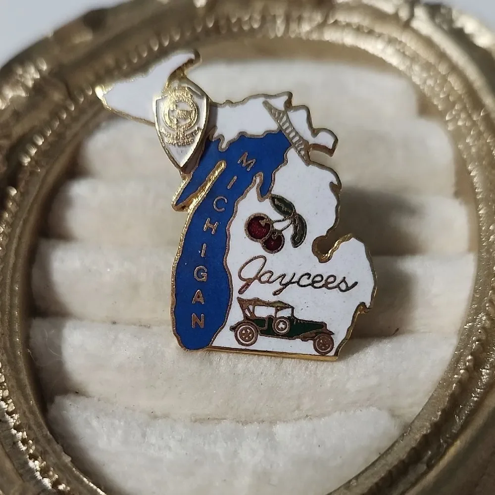 Michigan Jaycees Enamel Pin
